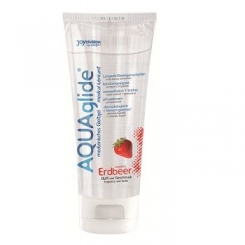Aqua travel - mansikka cream flavour vesipohjainen liukuvoide - 50 ml