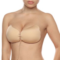 Bye-bra - chest elevator push-up sylicon natural  -  m