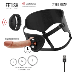 Fetish submissive cyber strap - valjaat kaukosäädöllä dildo watchme m technology