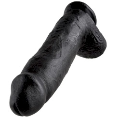 King cock - 9 dildo  ruskea kiveksillä 22.9 cm