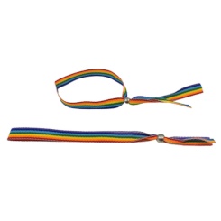 Pride - Lgbt Flag Silver Ball Bracelet