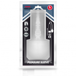 Penispumppu - rx3  musta with pleasure sleeve