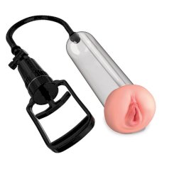 Penispumppu - rx3  läpinäkyvä with pleasure sleeve