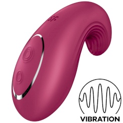 Satisfyer - dipping delight lay-on vibraattori red