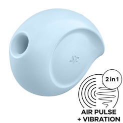 Satisfyer - dual kiss air pulse vibraattori  musta