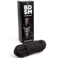 Secretplay -  musta bondage rope bdsm collection