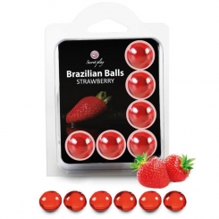 Secretplay - setti 6 brazilian balls mansikka