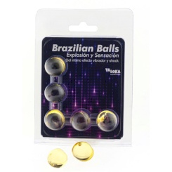 Taloka - 5 brazilian balls cold & värinä effect exciting gel