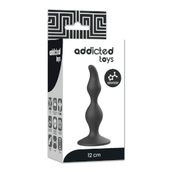 Addicted toys - anal sexual plugi 12 cm  musta 4