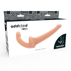 Addicted Toys Strapless Strapon Flesh