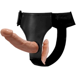 Seven creations - tupla penis 30 cm  purppura