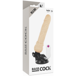 Basecock - realistinen vibraattori kaukosäädettävä flesh 19.5 cm -o- 4 cm 3