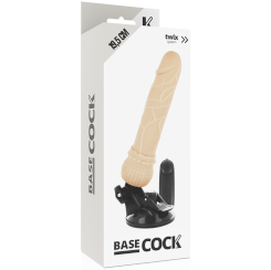 Basecock - realistinen vibraattori kaukosäädettävä flesh 19.5 cm -o- 4 cm 3