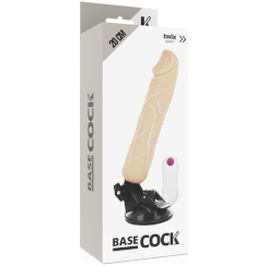 Basecock - realistinen vibraattori kaukosäädettävä flesh 20 cm -o- 4 cm 3