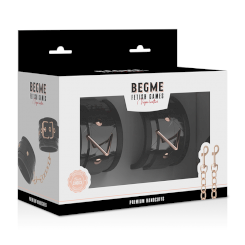 Begme -   musta edition premium käsiraudat with neoprene lining 6