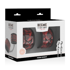 Begme - punainenedition premium käsiraudat with neoprene lining 6