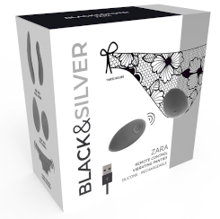  musta& hopea - zara kaukosäädettävä stimulaattori with free pikkuhousu 5