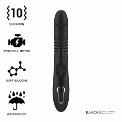  musta& hopea - kenji stimulaattori vibe compatible with watchme langaton