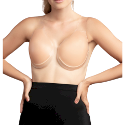 Bye-bra - breasts enhancer + 3 pairs of satin  ruskea cup a/c