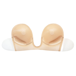 Bye-bra - bra without handles shape u beige cup a 3