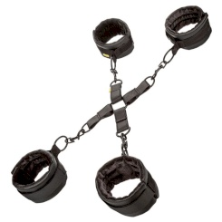 Secretplay -  musta bondage käsiraudat bdsm collection