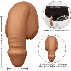 Calexotics - silikoni packing penis 12.75 cm  karamelli 3