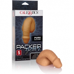Calexotics - silikoni packing penis 12.75 cm  karamelli 4