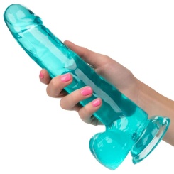 Calexotics - size queen dildo  sininen 20.3 cm 2