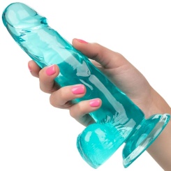 Calexotics - size queen dildo  sininen 15.3 cm 3