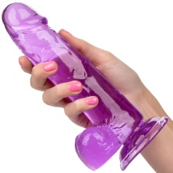 California exotics - size queen dildo  purppura 15.3 cm 4