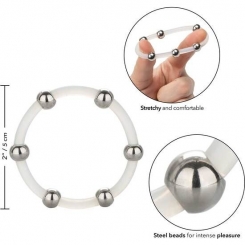 California exotics - steel nystyröity silikoninen penisrengas xl 3