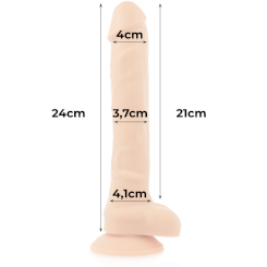 Cock miller - valjaat + silikoni density articulable cocksil 24 cm 9