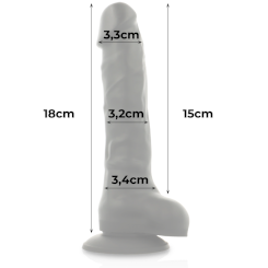 Cock miller - valjaat + silikoni density articulable cocksil  musta 18 cm 8