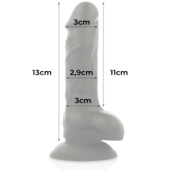 Cock miller - valjaat + silikoni density cocksil articulable  musta 13 cm 9