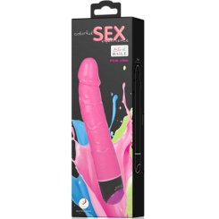 Baile - colorful sex realistinen vibraattori  pinkki 23 cm 6