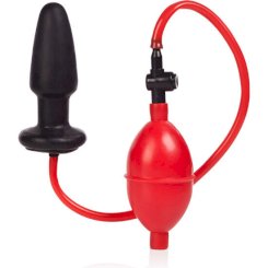 Addicted toys - anustappi with  musta silikoninen penisrengas 12 cm