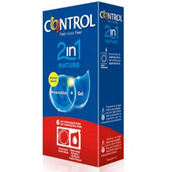 Control - duo natura 2-1 preservative + gel 6 units 2