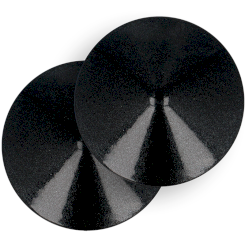 Coquette chic desire -  musta circles nipple cover 2