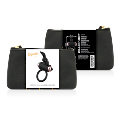 Coquette chic desire - penisrengas vibraattorilla  musta/ gold 1
