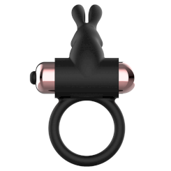 Coquette chic desire - penisrengas vibraattorilla  musta/ gold 2