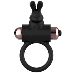 Coquette chic desire - penisrengas vibraattorilla  musta/ gold 8