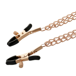 Coquette chic desire - fantasy metalli nipple clips with chain 2
