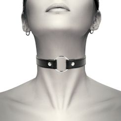 Fetish submissive origen - neoprene lined necknauha with chain