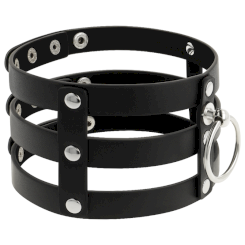 Coquette - chic desire fetish style vegan nahka choker 2