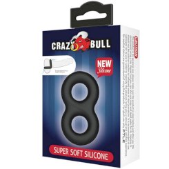 Crazy bull - tupla medical silikoninen penisrengas 5