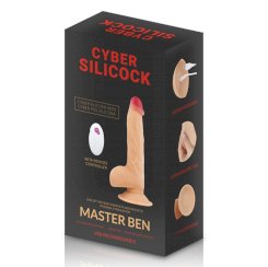 Cyber silicock - kaukosäädettävä realistinen master ben 23.88 cm -o- 4.3 cm 3