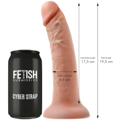 Fetish submissive cyber strap - valjaat dildolla ja luotivibraattori kaukosäädettävä watchme m technology 3