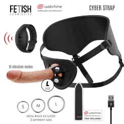 Fetish submissive cyber strap - valjaat kaukosäädöllä dildo watchme l technology