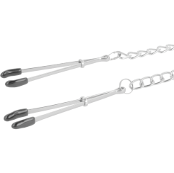 Darkness - säädettävä metalli nipple clamps 1