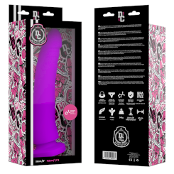 Delta club - toys  lila dildo medical silikoni 23 cm -o- 4.5 cm 1